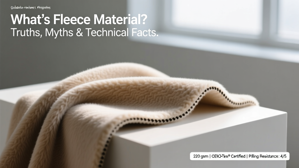 What’s Fleece Material? Truths, Myths & Technical Facts
