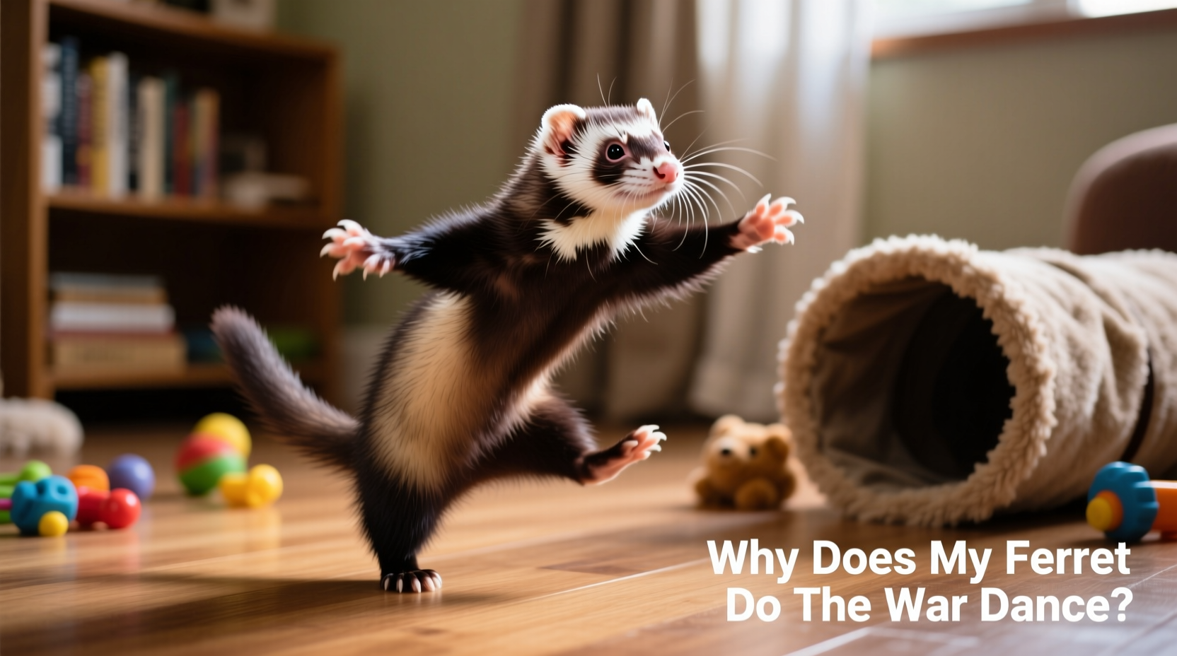 why does my ferret do the war dance understanding playful behavior