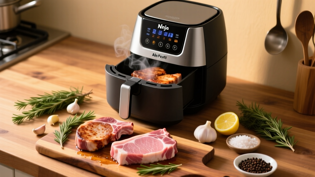 Perfect Pork Chops in Ninja Foodi Air Fryer