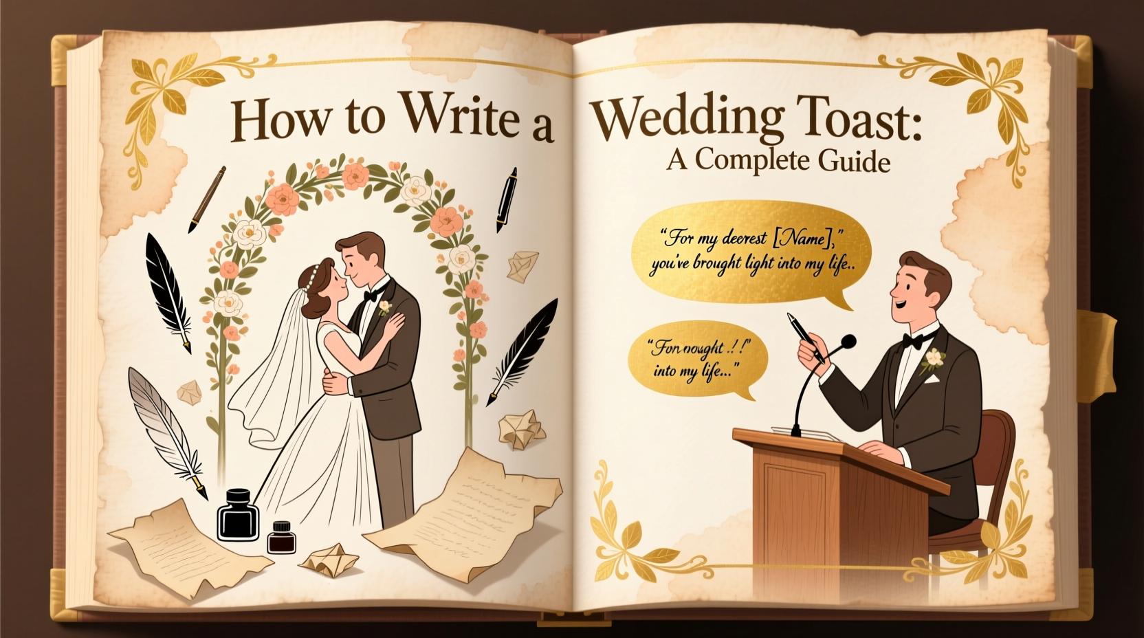 how to write toast for wedding
