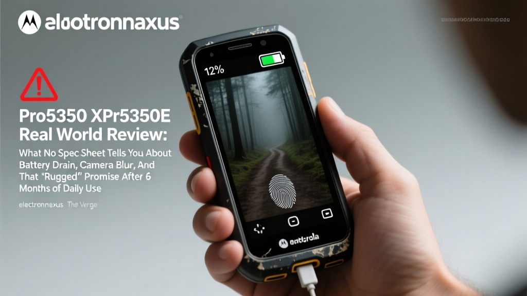 Motorola Pro5350 Xpr5350E Real World Review: What No Spec Sheet Tells You About Battery Drain, Camera Blur, and That 'Rugged' Promise After 6 Months of Daily Use