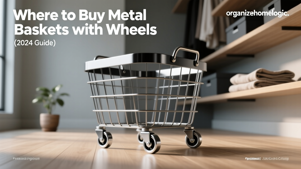 Where to Buy Metal Baskets with Wheels (2024 Guide)