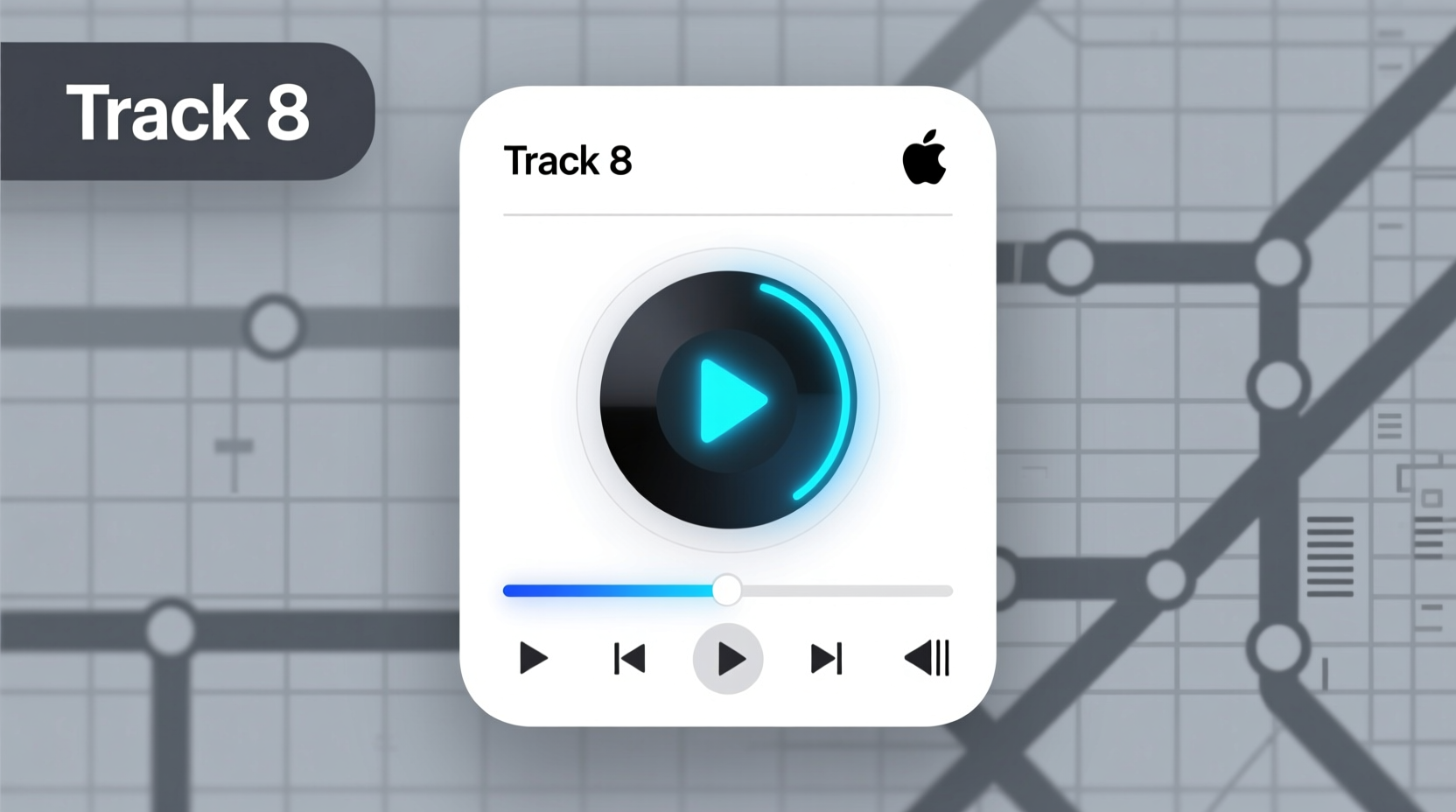 track 8 is a beautiful metro inspired music player for