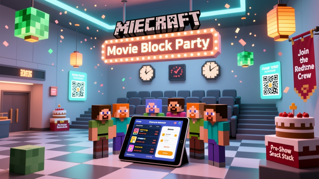 Minecraft Movie Block Party Showtimes (2026)