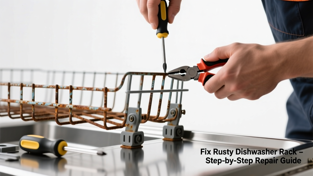 Fix Rusty Dishwasher Rack Causing Noise
