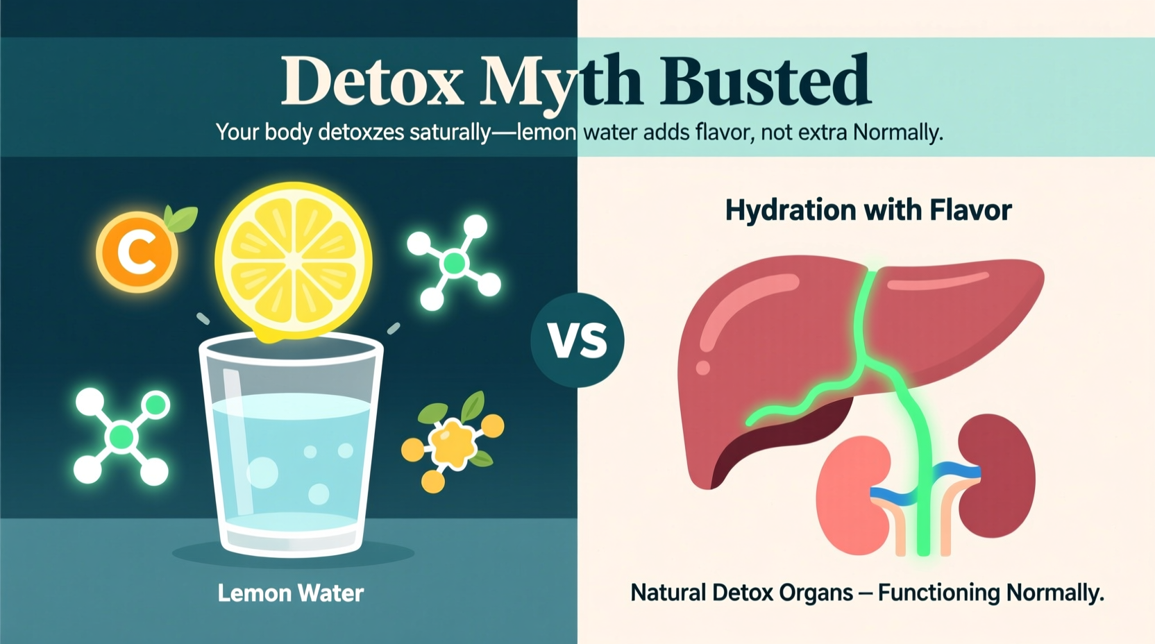 does drinking lemon water really detox your body or is it just hydration with flavor