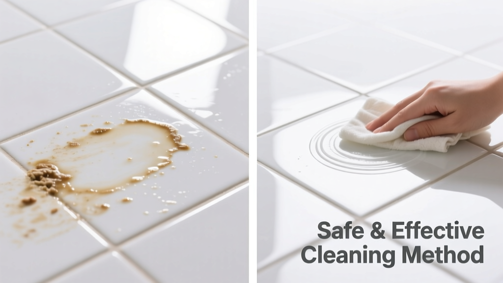 How to Remove Deodorant Stains from Tile Safely