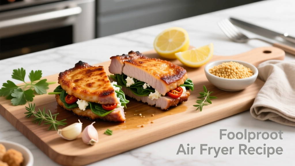 Air Fried Stuffed Pork Chops: Crispy, Juicy & Foolproof