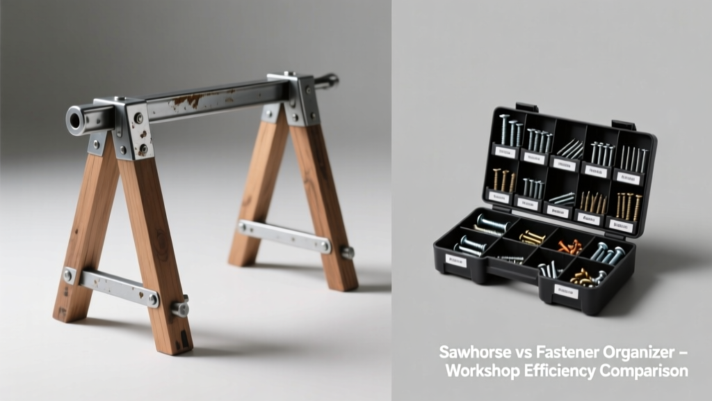 Sawhorse vs Fastener Organizer: Which Fits Your Workshop?