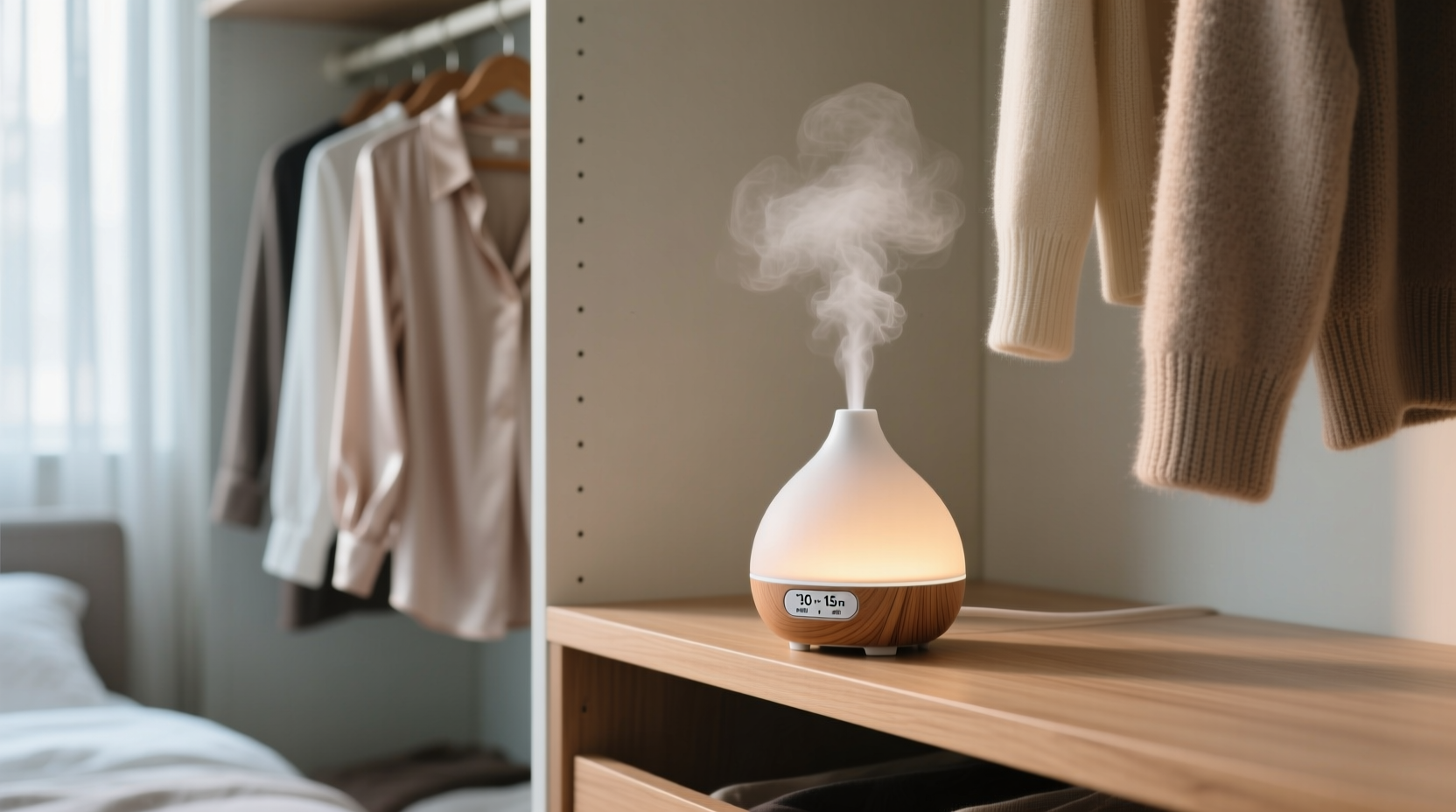 closet scent diffusers fabric safe or stain risk