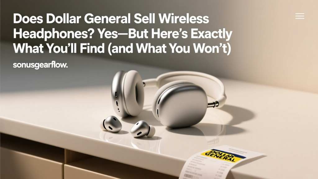 Dollar General Wireless Headphones: Best Picks (2026)