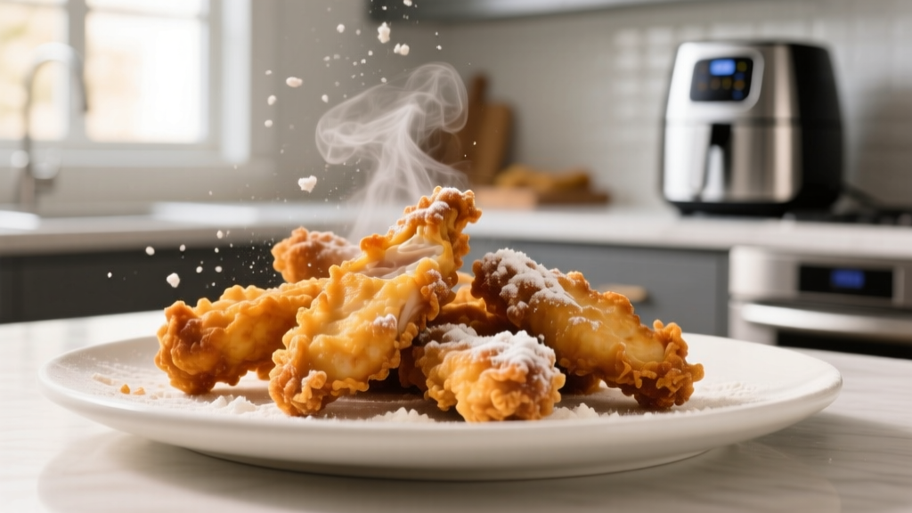 Air Fryer Chicken Tenders with Flour (Crispy & Juicy!)