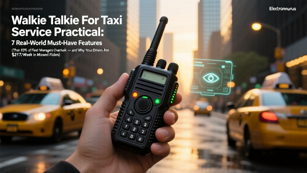 Walkie Talkie For Taxi Service Practical: 7 Real-World Must-Have Features (That 83% of Fleet Managers Overlook — and Why Your Drivers Are Losing $217/Week in Missed Rides)