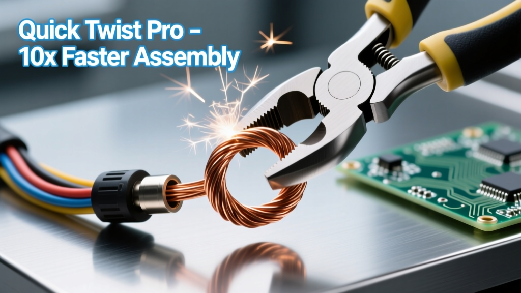 Tool Strips and Twists Wires Quickly and Easily: Precision, Speed, and Reliability in Interconnect Assembly