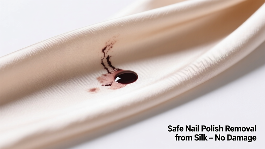 How to Remove Nail Polish from Silk Fabric Safely