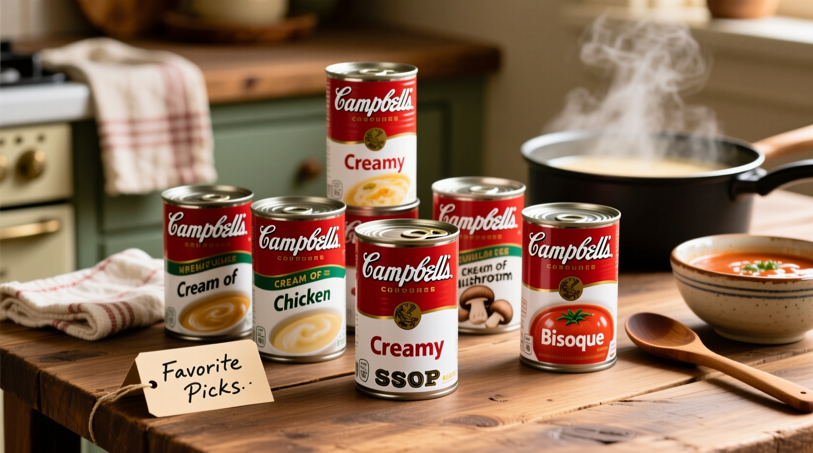 campbells creamy soup varieties and favorites