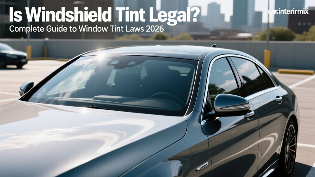 Is Windshield Tint Legal? Complete Guide to Window Tint Laws 2026