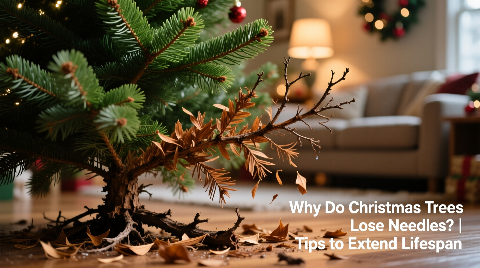 why does my christmas tree lose needles within days and how to extend its life