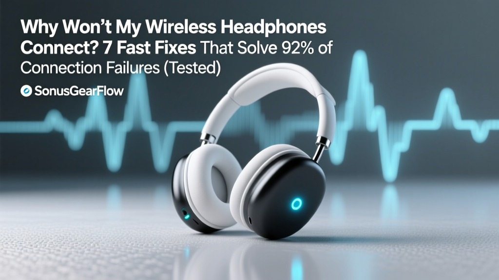 Wireless Headphones Won’t Connect? 7 Fast Fixes