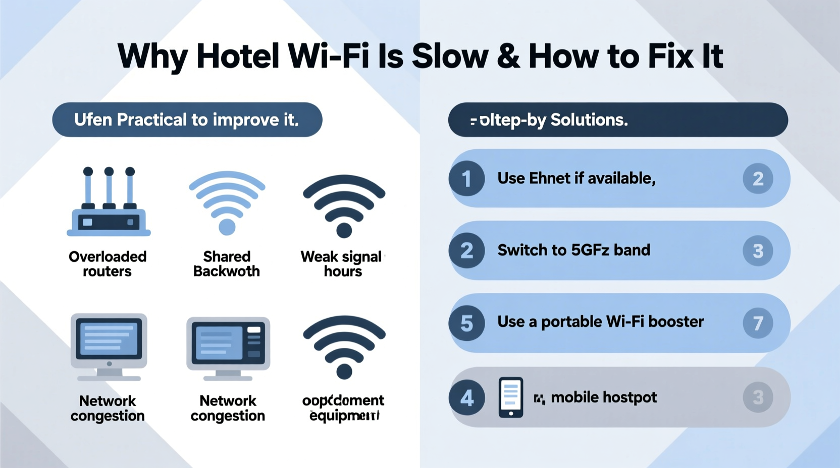 why is hotel wifi so slow and how to speed it up