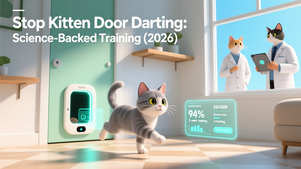 Stop Kitten Door Darting: Science-Backed Training (2026)