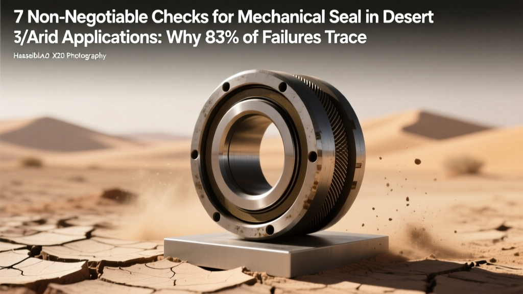 7 Must-Do Mechanical Seal Checks for Desert Applications