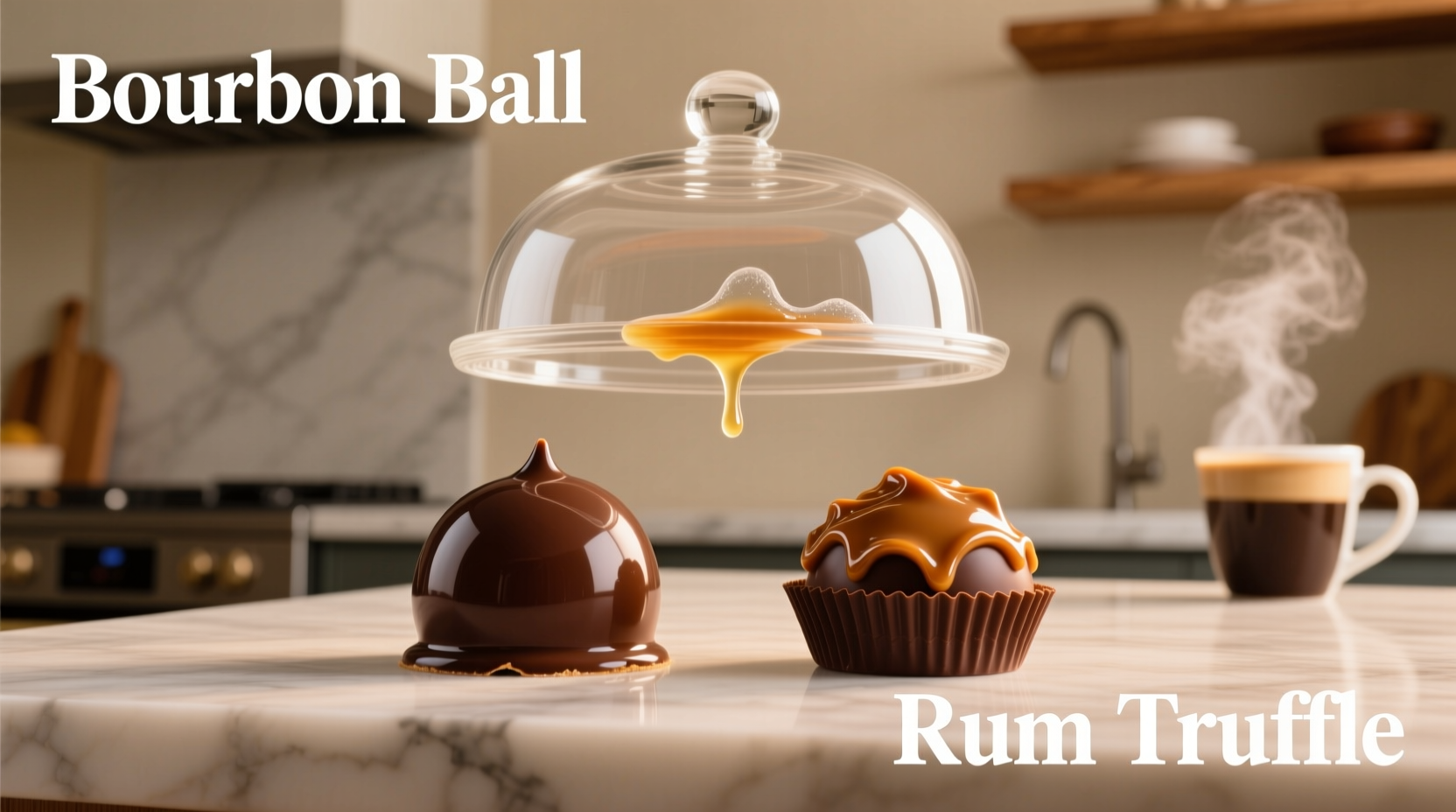 bourbon balls vs rum truffles which holds up in heat