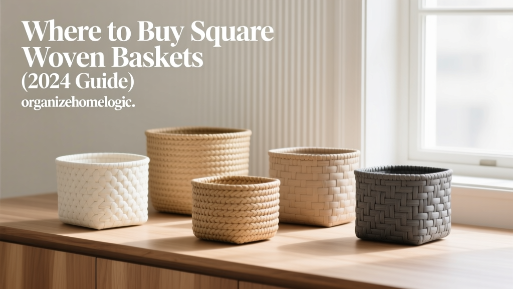 Where to Buy Square Woven Baskets (2024 Guide)