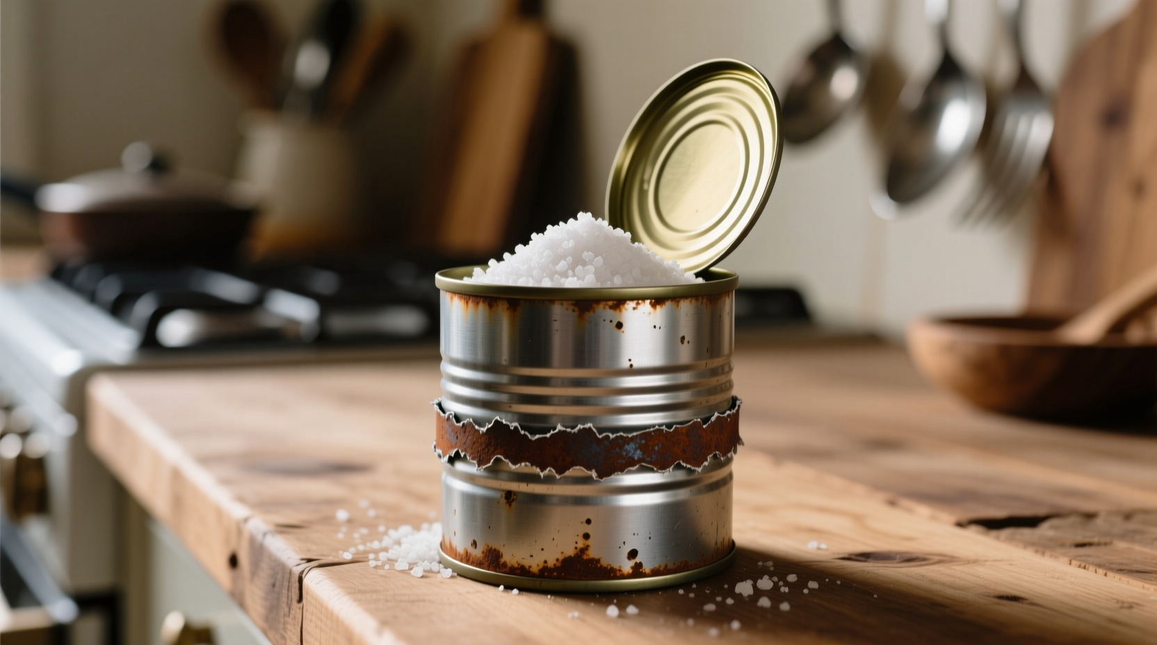 make a low budget salt cellar by leaving the band off t