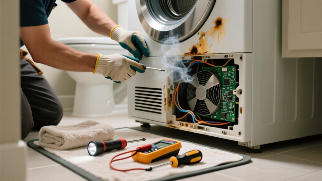 Fixing Dryer Overheating in Bathroom Spaces