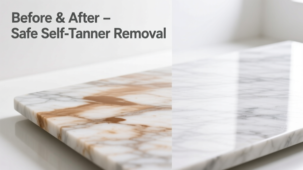 How to Remove Self Tanner from Marble Safely