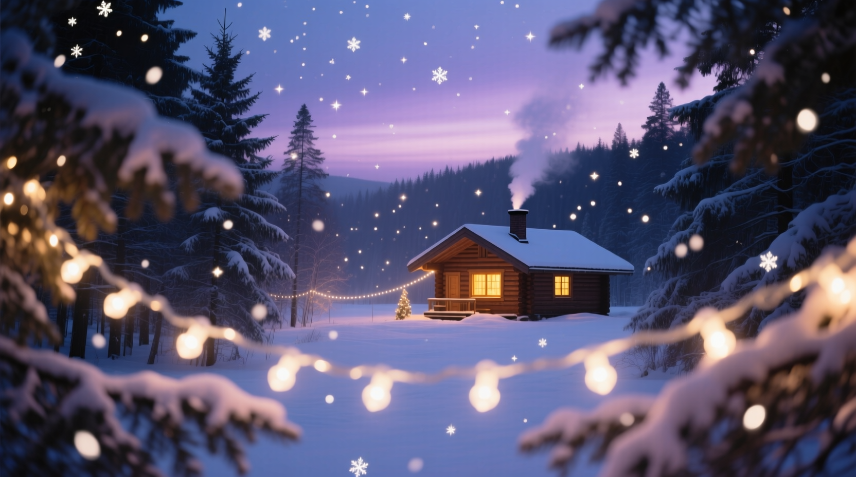 is a slow fade vs twinkle setting better for creating a relaxing holiday mood