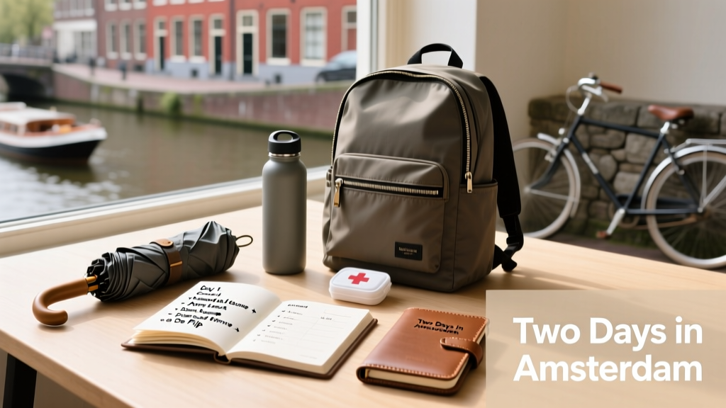 Two Days in Amsterdam: A Realistic, Gear-Optimized Itinerary for Walkers and Cyclists
