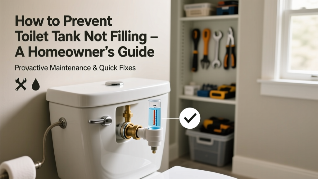 How to Prevent Toilet Tank Not Filling: A Homeowner’s Guide