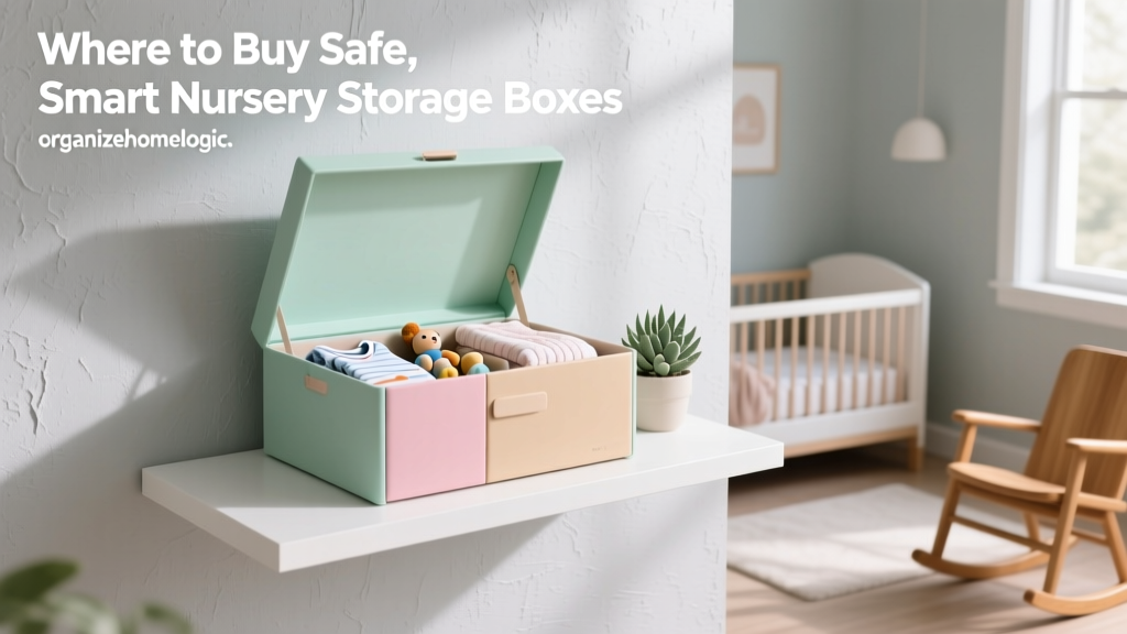 Where to Buy Safe, Smart Nursery Storage Boxes
