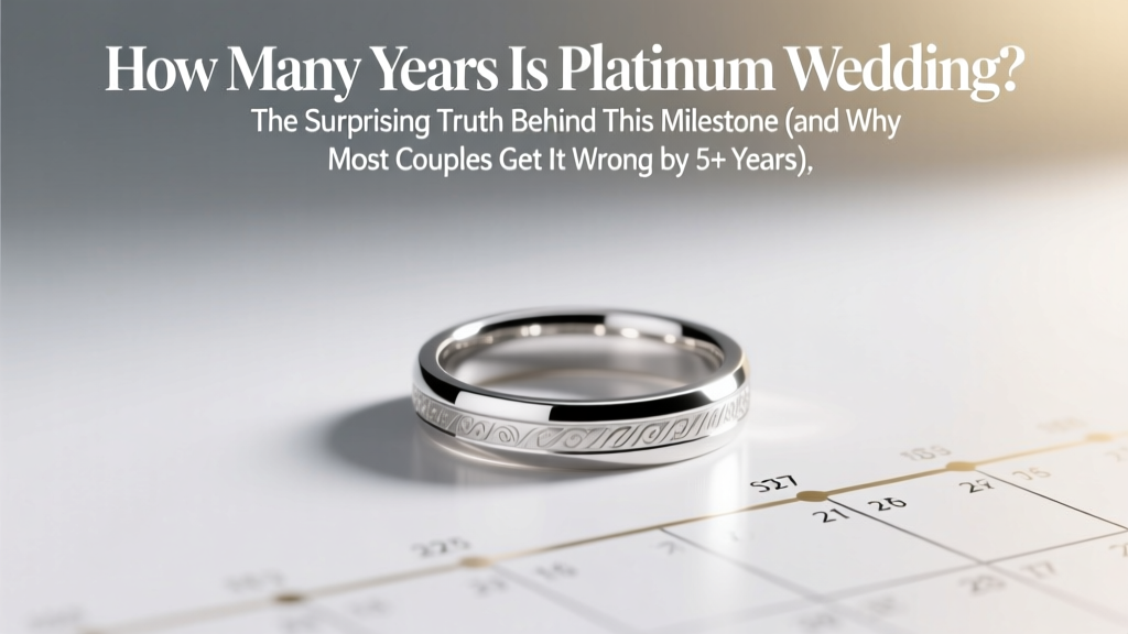 Platinum Wedding Anniversary: How Many Years? (2026)