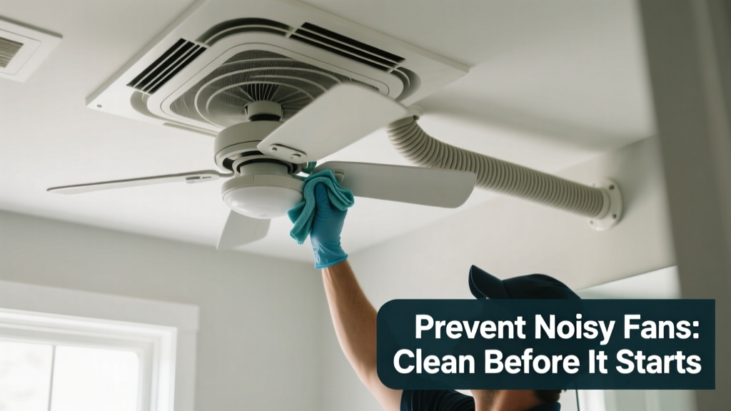 How to Prevent a Noisy Bathroom Fan Before It Starts