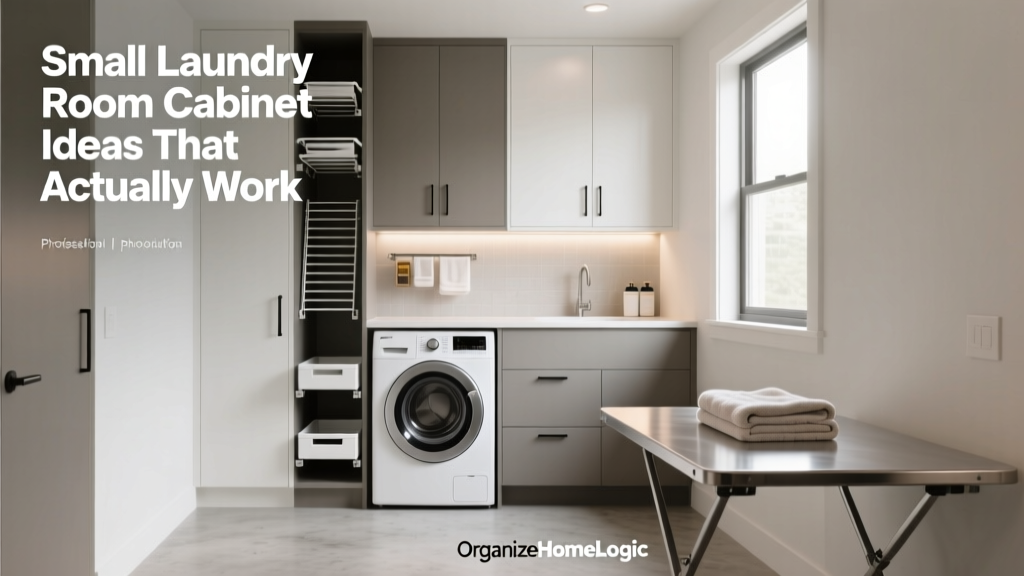 Small Laundry Room Cabinet Ideas That Actually Work