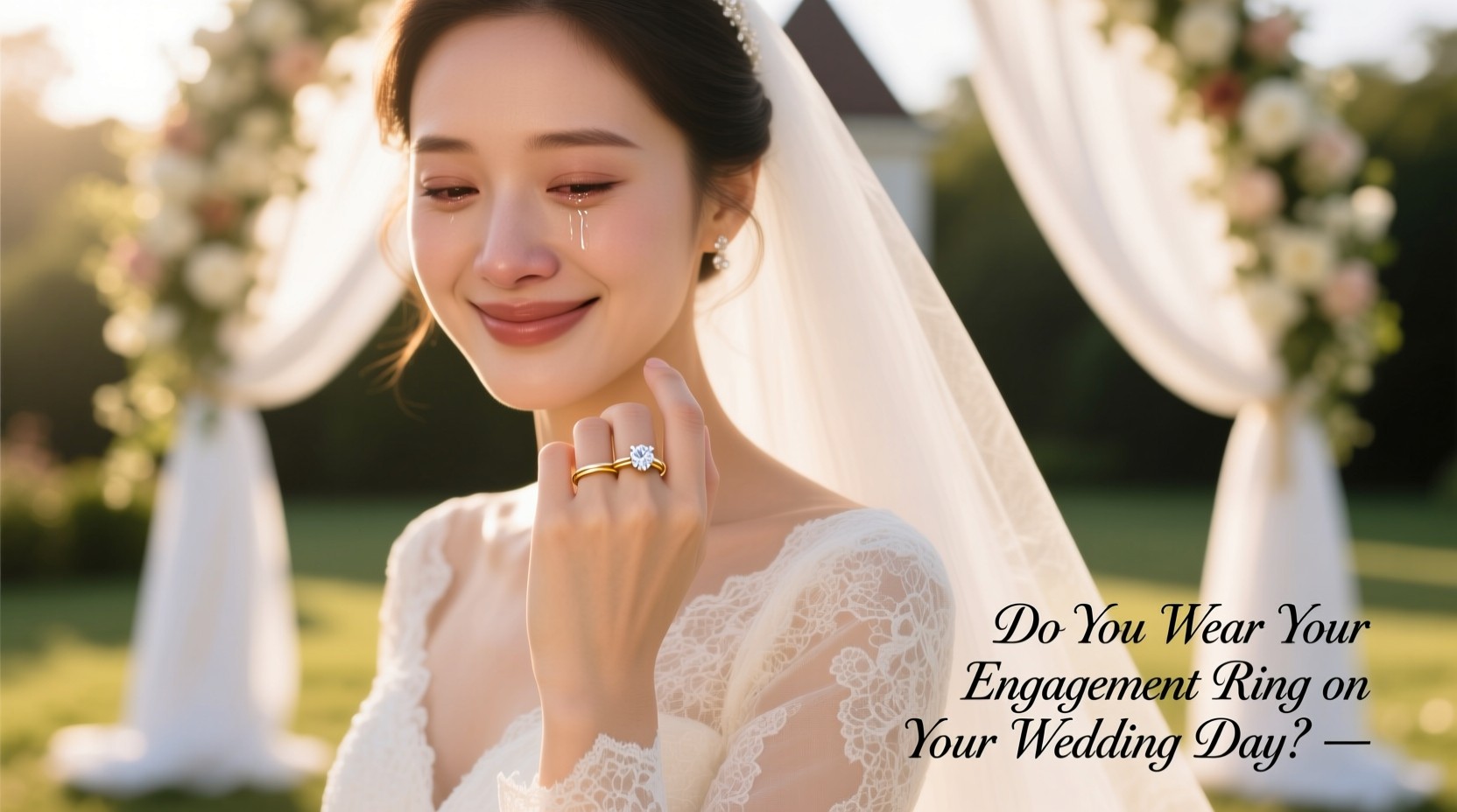 do you wear your engagement ring on your wedding day