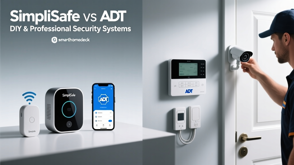 SimpliSafe vs ADT: DIY vs Professional Security Systems