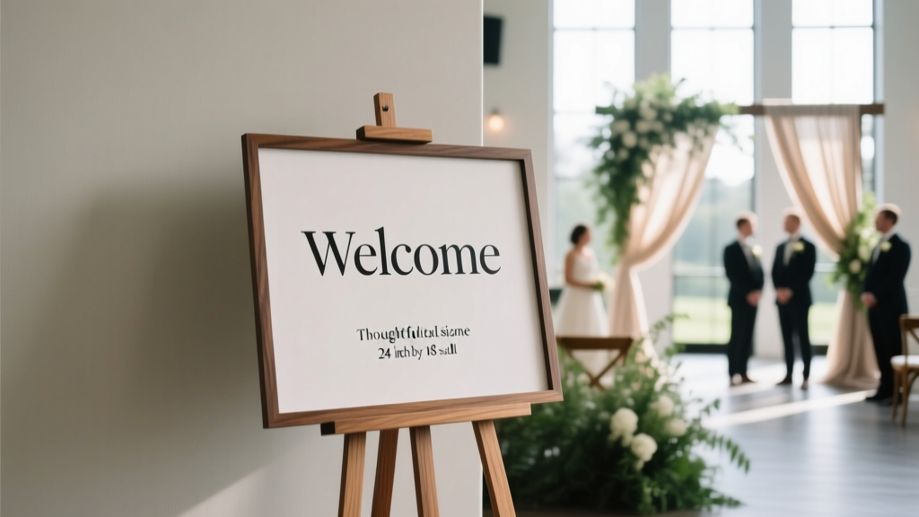 Wedding Welcome Sign Size Guide (2026)