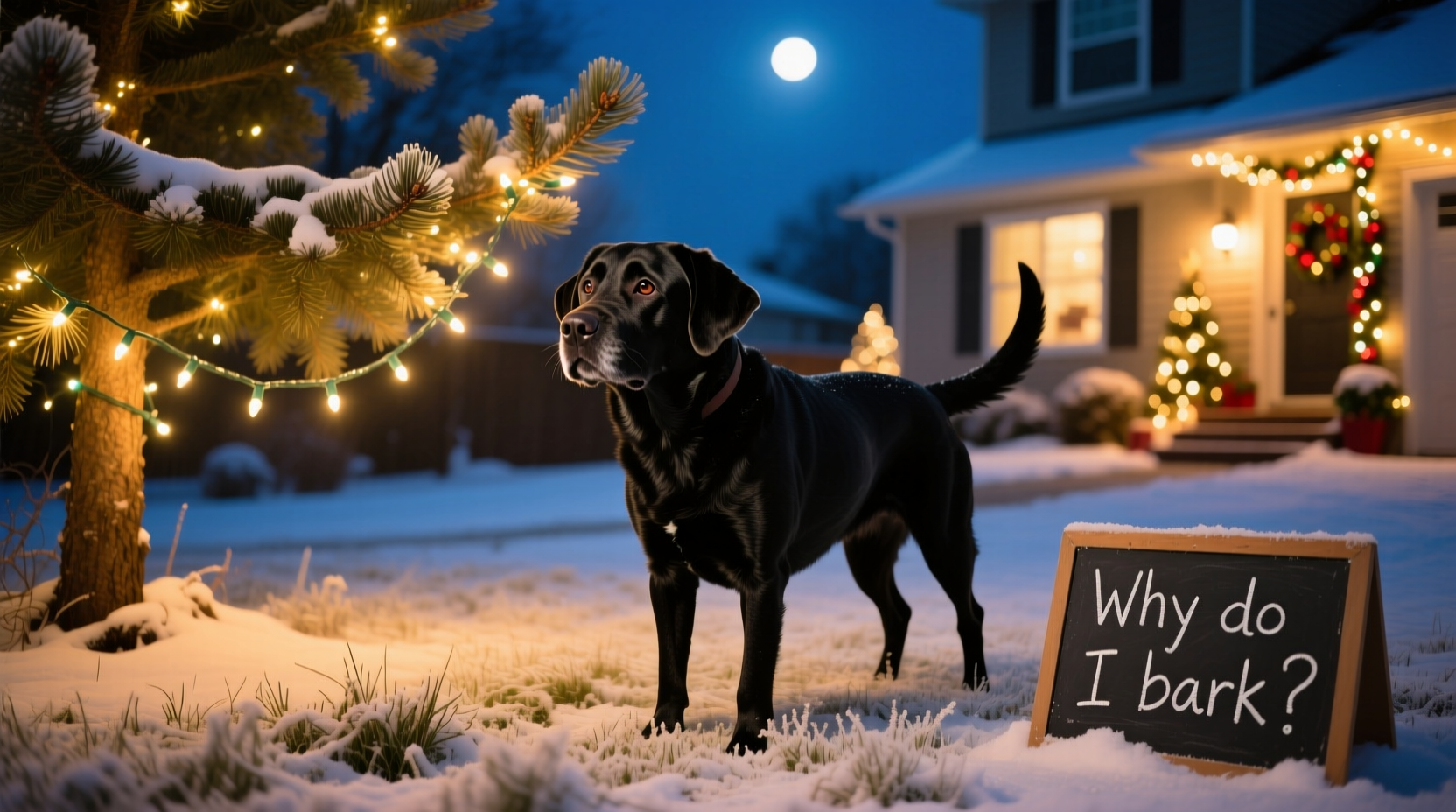 why does my dog bark at christmas lights possible triggers and calming methods