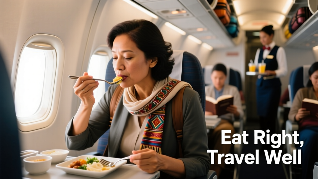 The Right Way to Eat When Flying: Science-Backed Nutrition, Hydration, and Timing for Comfort and Wellness
