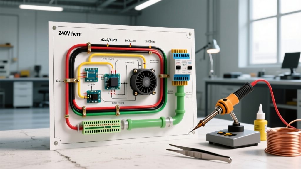 240v Electric Heater Wiring Diagram: Blower Motor & Control Guide