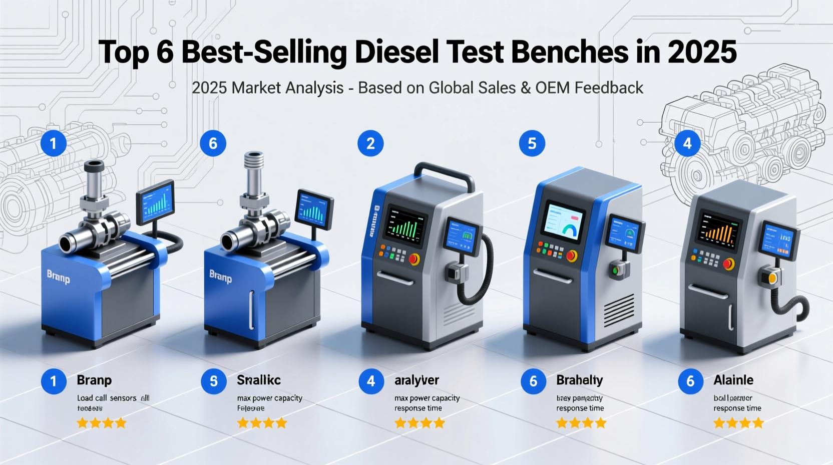 best selling diesel test bench
