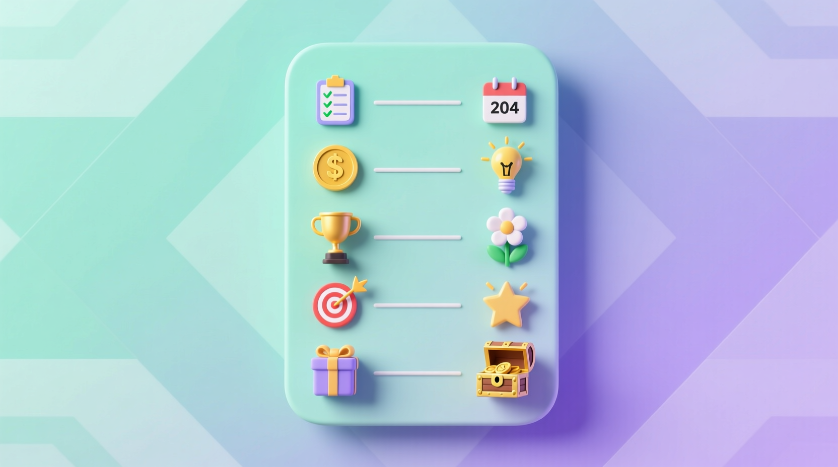 assign specific rewards to each item on your to do list