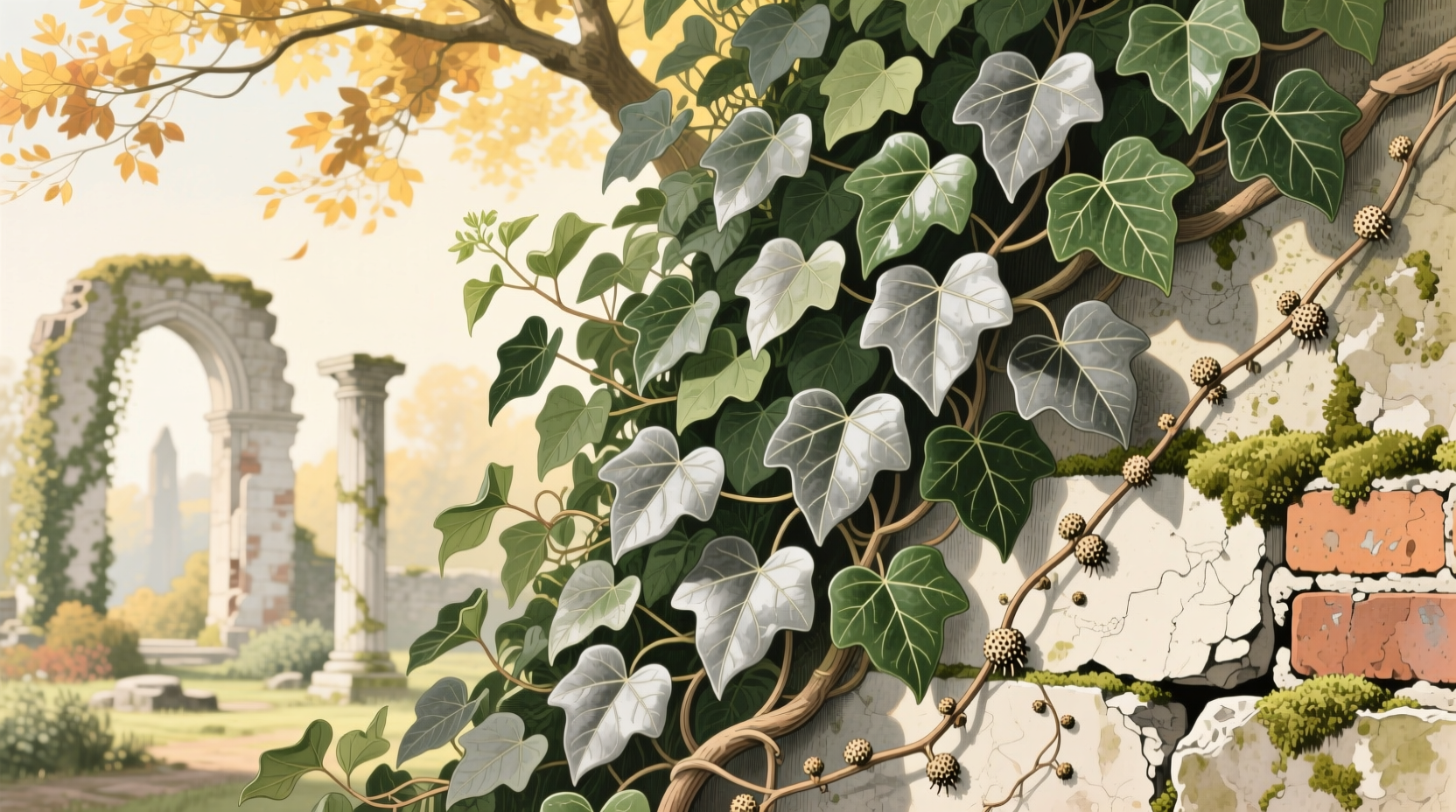 english ivy growth