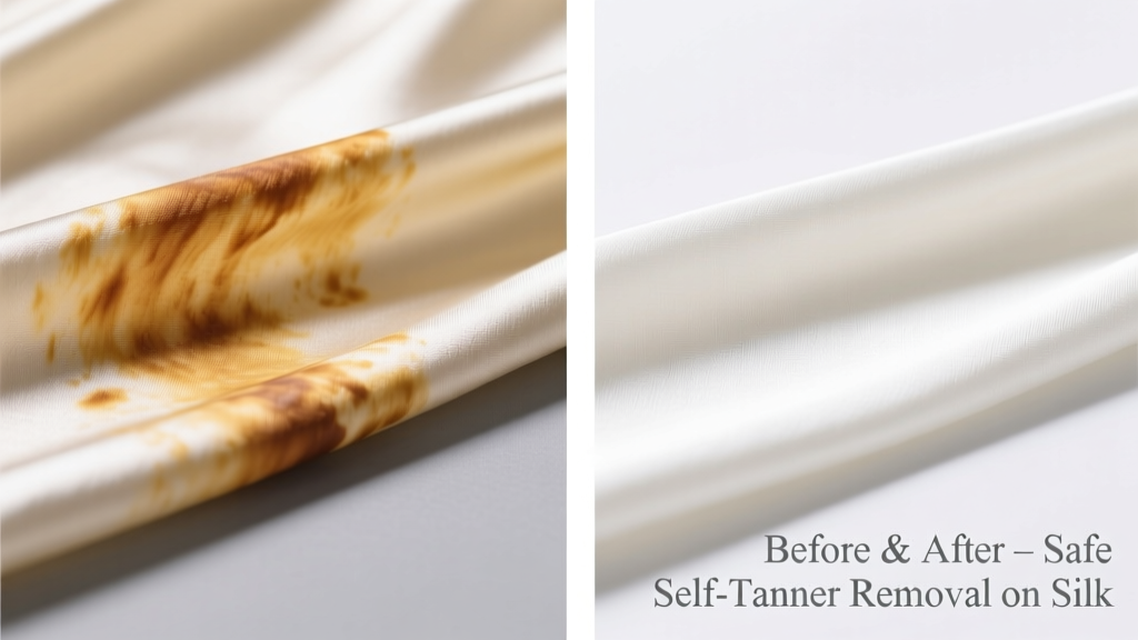 How to Remove Self Tanner from Silk Fabric Safely