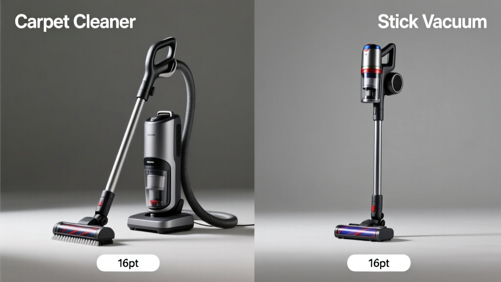 Carpet Cleaner vs Stick Vacuum: Which Is Better?