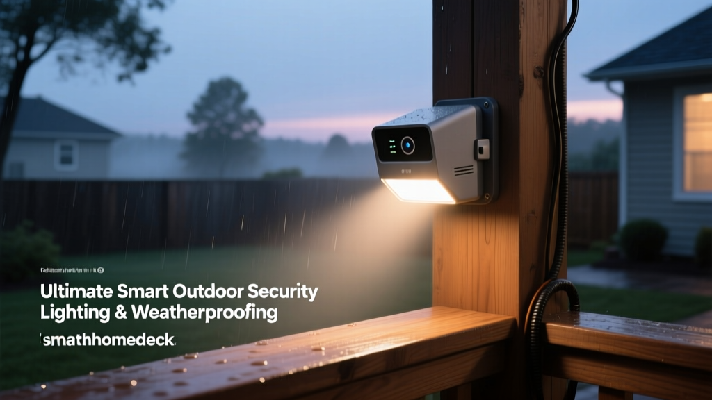 Ultimate Smart Outdoor Security Lighting & Weatherproofing